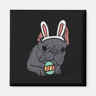 French Bulldog Bunny Niedlich Frenchie Dog Men Fra Magnet