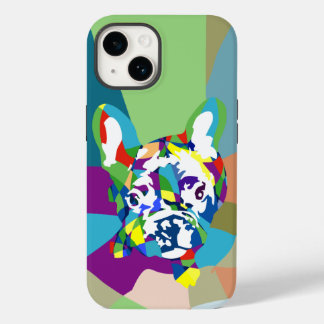 French Bulldog bunt und extravagant Case-Mate iPhone 14 Hülle