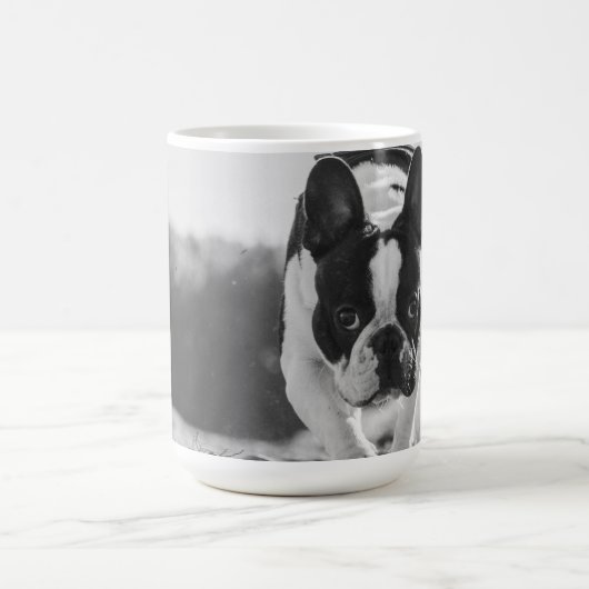 French Bulldog BW Coffee Tasse (Mittel)