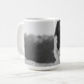 French Bulldog BW Coffee Tasse (Vorderseite Links)