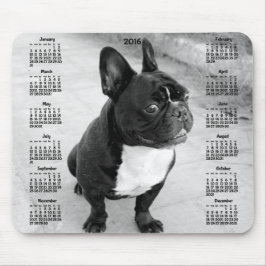 French Bulldog Calendar 2016 Foto Mouse Pads Mousepad