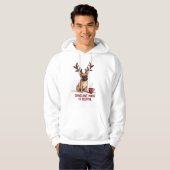French Bulldog Chaos But Make It Festive Christmas Hoodie (Vorne ganz)
