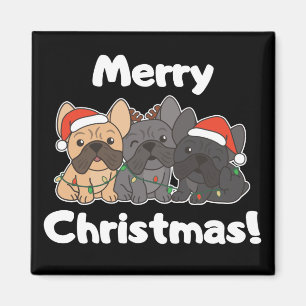 French Bulldog Christmas Animals Niedlich Hunde Ma Magnet