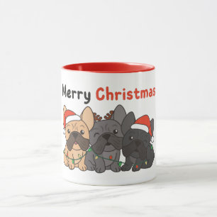 French Bulldog Christmas Animals Niedlich Hunde Ta Tasse