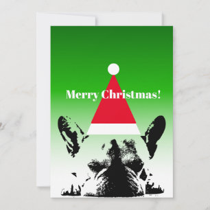 French Bulldog Christmas Card Feiertagskarte