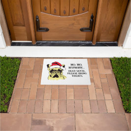 French Bulldog Christmas Cartoon Door Mat Fußmatte