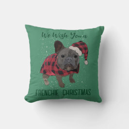 French Bulldog Christmas Funny Funny Dog Kissen