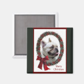 French Bulldog Christmas Geschenke Magnet (Vorderseite/Rückseite)