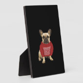French Bulldog Christmas gifts and christmas sweat Fotoplatte (Seite)