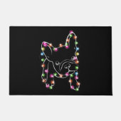 French Bulldog Christmas Light Fußmatte (Vorderseite)