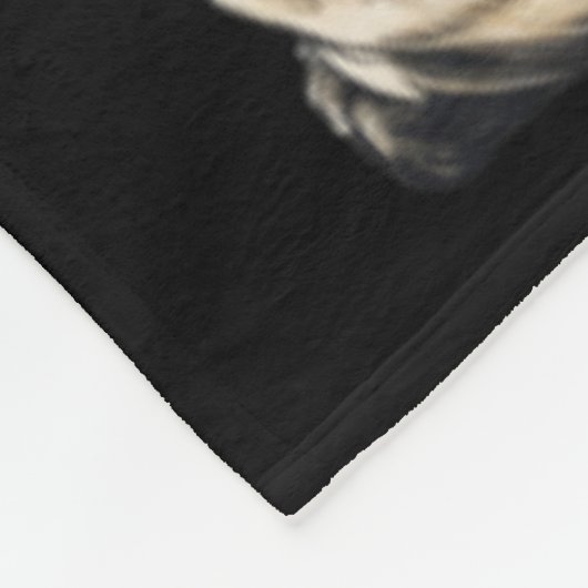 French Bulldog Christmas Lights Dog Lover Xmas Paj Fleecedecke (Ecke)