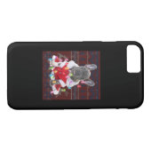 French Bulldog Christmas Lights Ugly Sweater Dog Case-Mate iPhone Hülle (Rückseite (Horizontal))