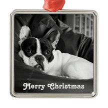 French Bulldog Christmas Ornament Personalisiert