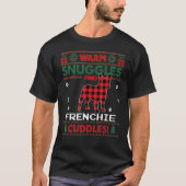 French Bulldog Christmas Pajama Dog Ugly Christmas T-Shirt (Vorderseite)