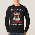 French Bulldog Christmas Pajama Santa Dog Lover Gi T-Shirt<br><div class="desc">French Bulldog Christmas Pajama Santa Dog Lover Geschenk</div>