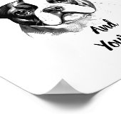 French Bulldog Christmas Poster Instant Download (Ecke)