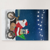 French Bulldog Christmas Santa Claus Puzzle (Horizontal)