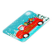 French Bulldog Christmas Santa Delivery Magnet (Linke Seite)