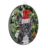 French Bulldog Christmas Tree Ornaments Snowman Dartscheibe (Vorderseite Links)