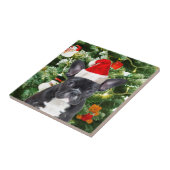 French Bulldog Christmas Tree Ornaments Snowman Fliese (Seite)