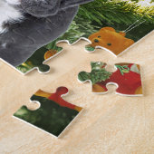 French Bulldog Christmas Tree Ornaments Snowman Puzzle (Seite)