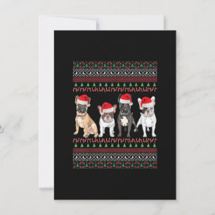 French Bulldog Christmas Ugly Frenchie Mama Xmas Einladung