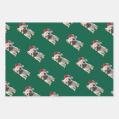 French Bulldog Christmas Wrapping Paper Geschenkpapier Set (Vorderseite 2)