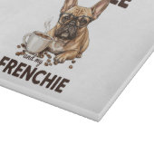 French Bulldog Coffee Frenchie Dog Schneidebrett (Ecke)