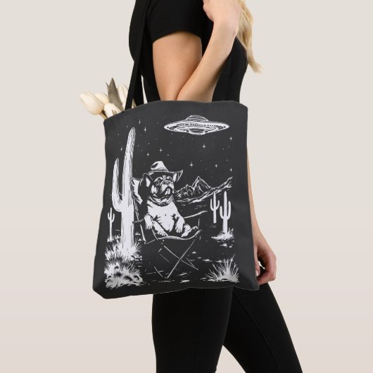French Bulldog Cowboy UFO Tasche (Von Nahem)