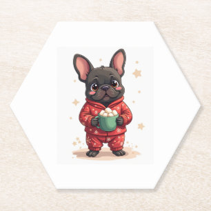 French Bulldog Cozy Cocoa Hund Untersetzer