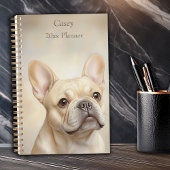 French Bulldog Cream Frenchie Portrait Personal Planer