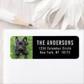 French Bulldog Custom Black Return Address (Insitu)