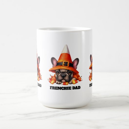 French Bulldog Cute Halloween Candy Costume Kaffeetasse (Mittel)