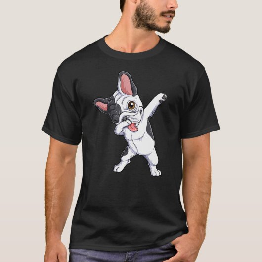 French Bulldog Dab Cool Frenchie Dog Dabbing Boys  T-Shirt (Vorderseite)