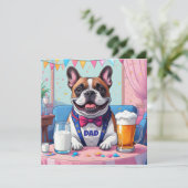 French Bulldog Dad Fatherˋs Day (Stehend Vorderseite)