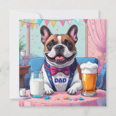 French Bulldog Dad Fatherˋs Day (Vorderseite)