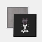 French Bulldog Dad Frenchie Papa Gift Magnet (Vorderseite/Rückseite)