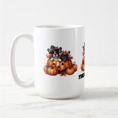 French Bulldog Dad Halloween Pumpkins Kaffeetasse (Links)