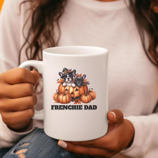 French Bulldog Dad Halloween Pumpkins Kaffeetasse