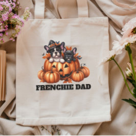French Bulldog Dad Halloween Pumpkins Tragetasche