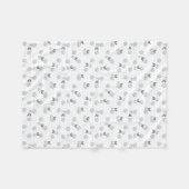 French Bulldog Daisies Art Desk Mat Fleecedecke (Vorderseite (Horizontal))