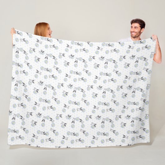 French Bulldog Daisy Fleece Blanket (Beispiel)