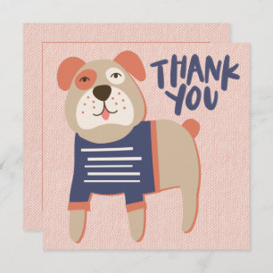 French Bulldog Danke, Card