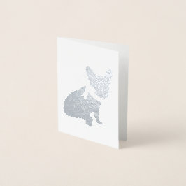 French Bulldog Danke, Cards Folienkarte