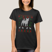 French Bulldog Dog  Christmas Ugly Christmas Sweat T-Shirt (Vorderseite)