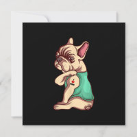 French Bulldog Dog I Love Mom Tattoo Lover Gift