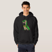 French Bulldog Dog In Crocodile Costume Hoodie (Vorne ganz)