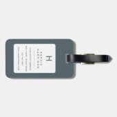 French Bulldog Dog Luggage Tags Gepäckanhänger (Rückseite horizontal)