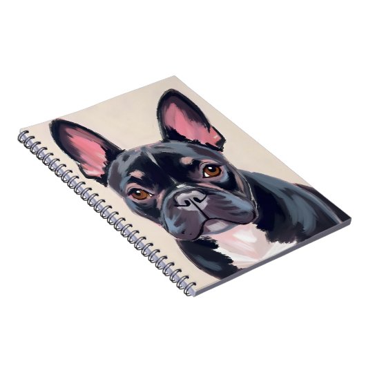 French Bulldog | Dog Pet Painting Notizblock (Rechte Seite)