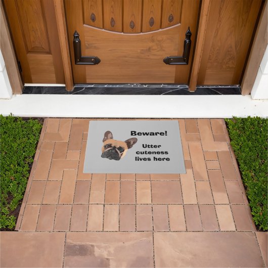 French Bulldog Door Mat Fußmatte (Außenbereich)